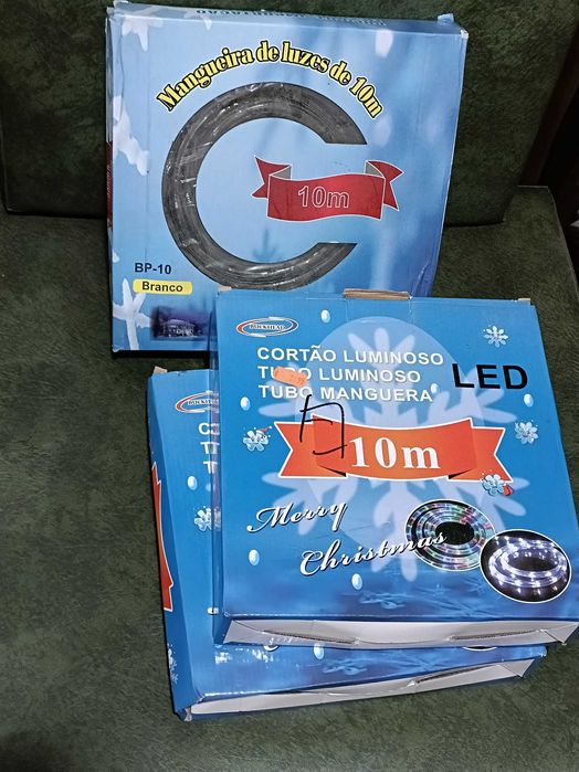 Mangueira de Luzes LED Coloridas 10 M, BP-10