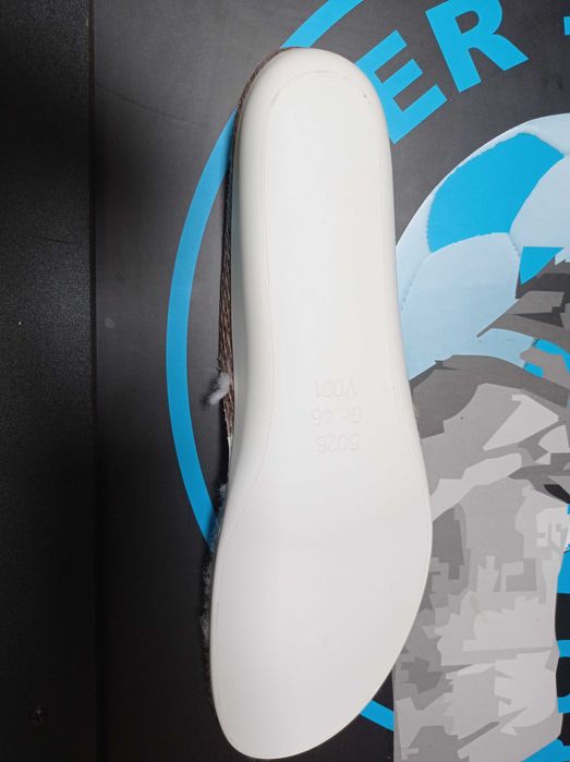 Wkladki birkenstock futro białe lamfell rozmiar 46