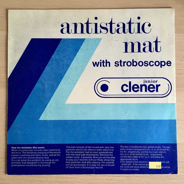 Tapete anti-estática com estroboscópio