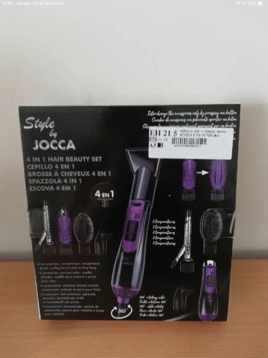 Conjunto de 4 acessórios para moldar o cabelo