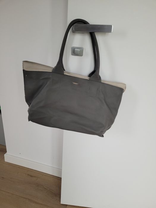 Torba na ramie Quiosque shopper szara