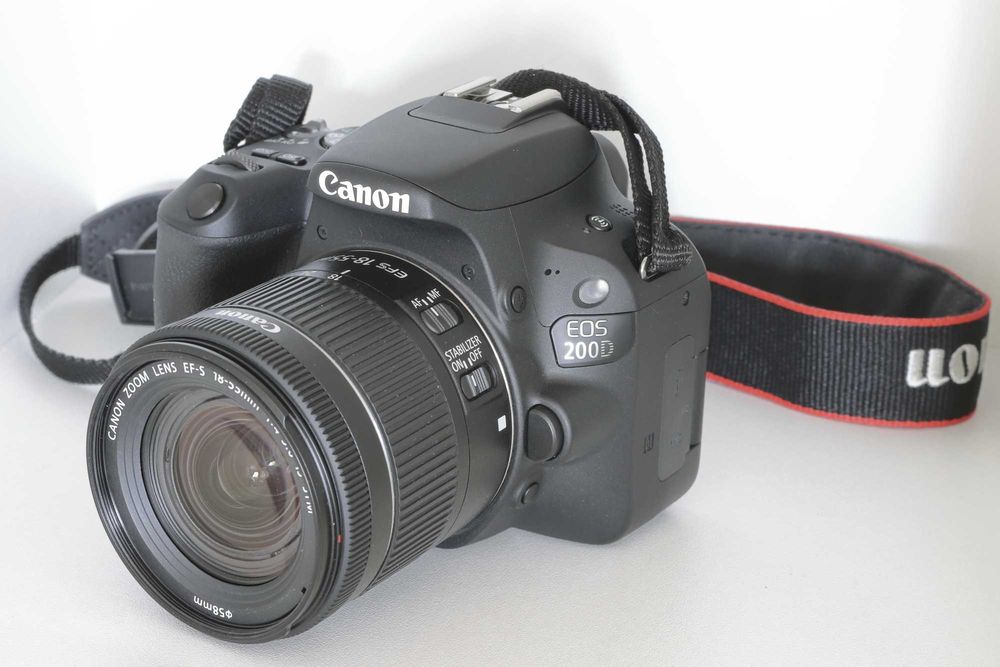 Canon EOS 200D + 18-55 STM + 50mm f/1.8 STM | Super stan | Kompletny Zestaw
