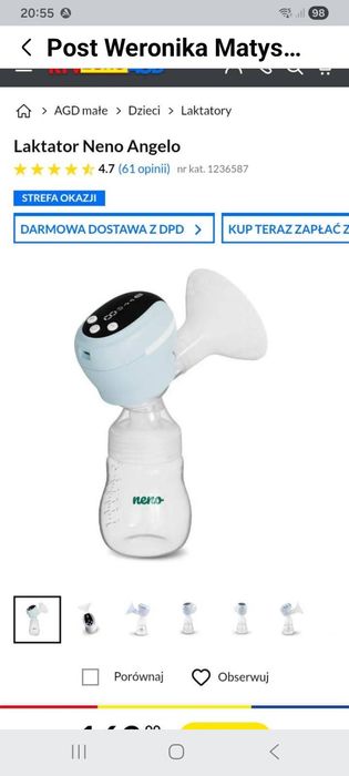 Kokon,otulacz do fotelika, Poduszka XXL,rożek,laktator neno angel