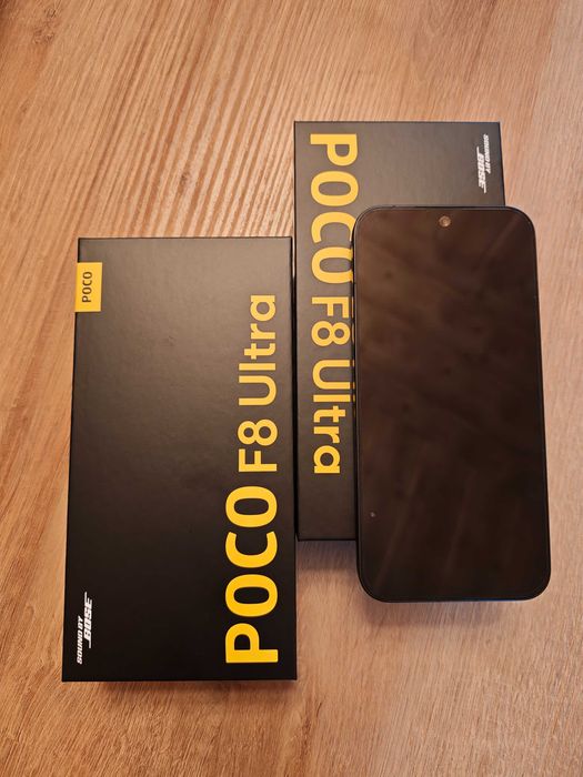 Poco F8 Ultra 16/512GB Black | STAN IDEALNY | Gwarancja 02.2026 | Dodatki Bizon!
