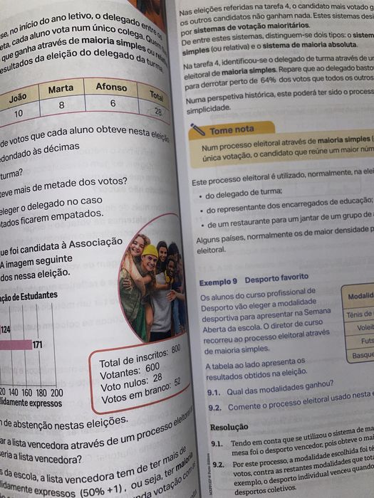 Manual escolar de matematica ensino profissional