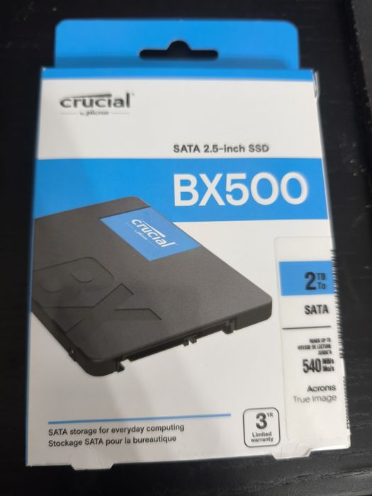 SSD Crucial BX500 2TB SATA 2.5" Novo e Selado
