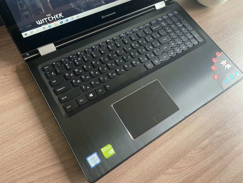 62.Ігровий ноутбук-планшет Lenovo Yoga/FullHD IPS/Core i7-6500/RAM 8GB/256SSD/Intel HD+GeForce GT 940M 2 GB