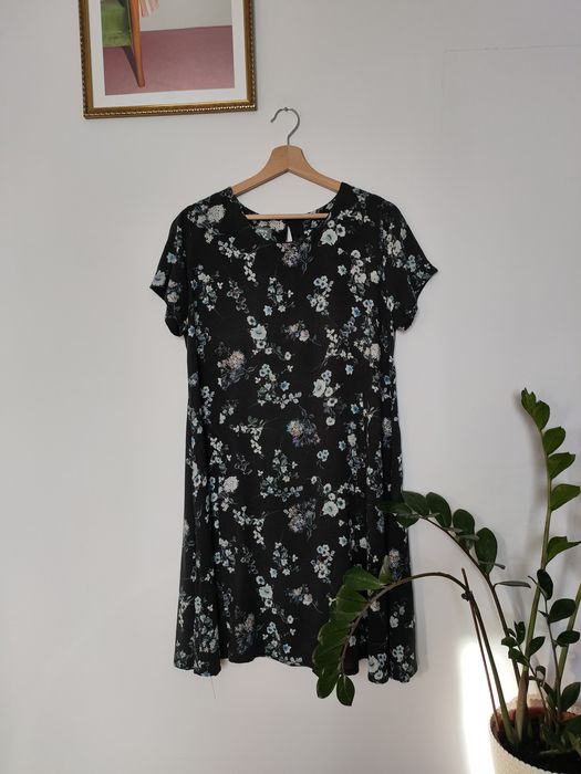 Sukienka Grey Wolf Kwiatowy Print Wiskoz