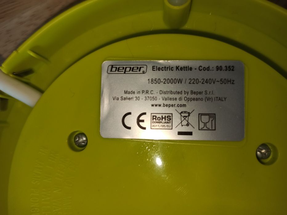 Base fervedor eléctrico