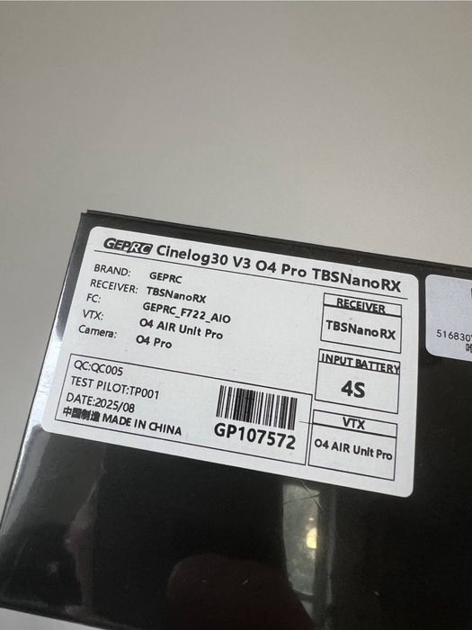 Cinelog30 V3 04 Pro GEPRC (tbs crossfire)