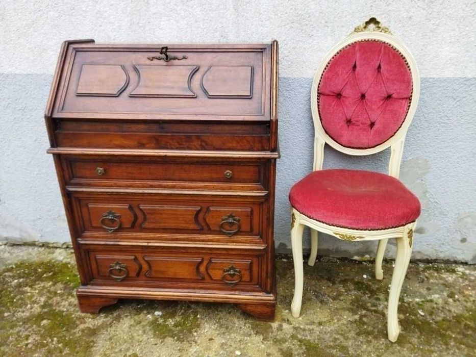 biurko małe wąskie sekretarzyk