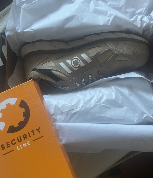 Calçado de segurança sapato proteção S1P Mendi Beig 44 NOVO