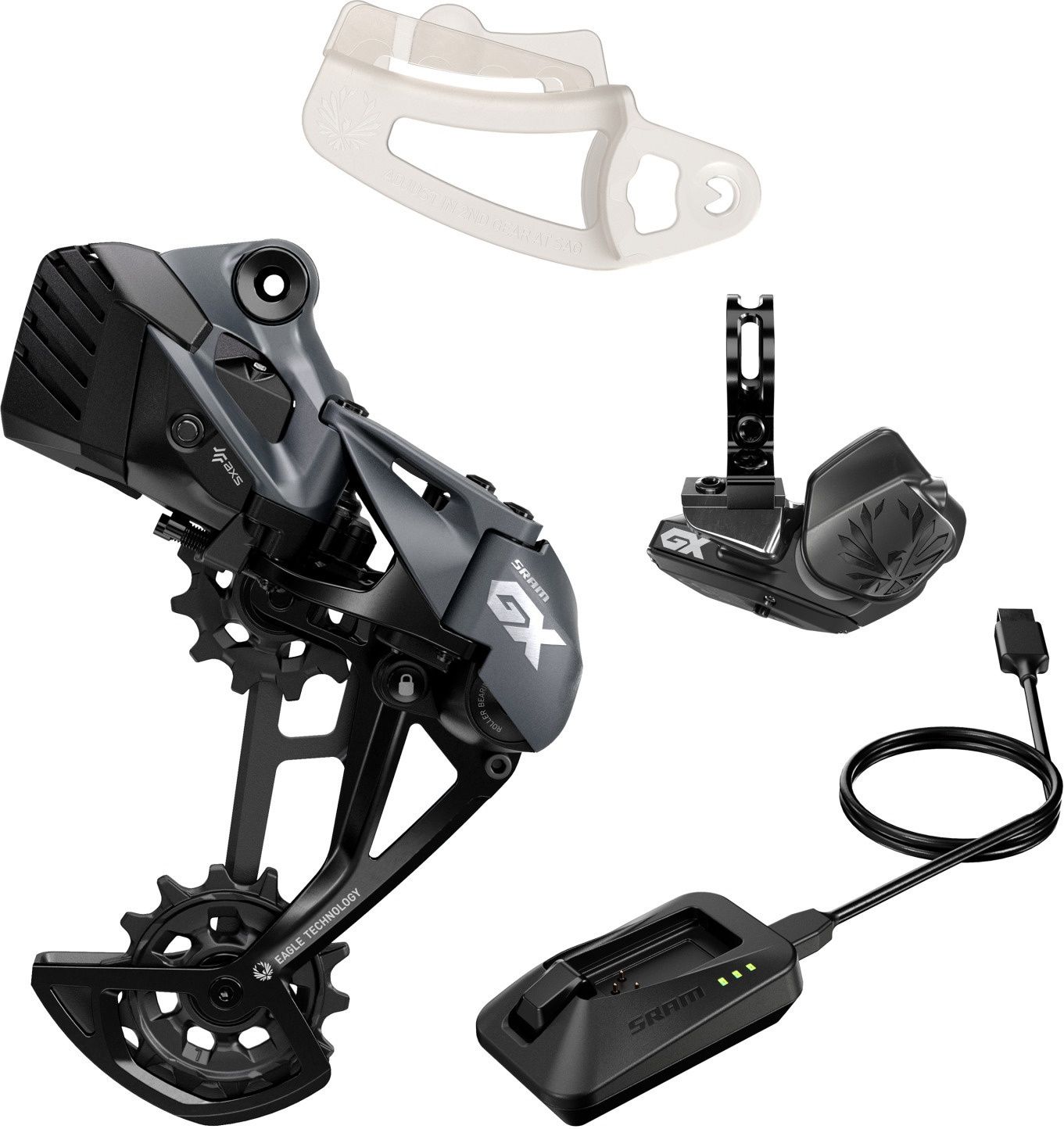 大きな取引 Sram gx ładowarka manetka, (przerzutka, 12s kit upgrade axs パーツ