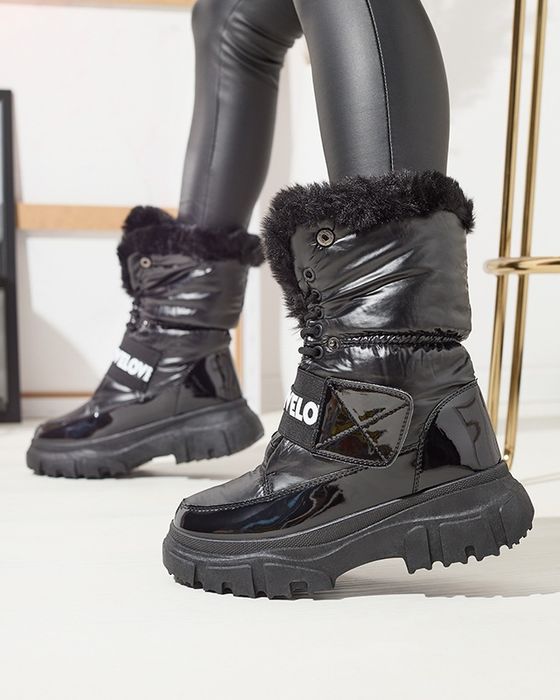 36 37 38 śniegowce 39 40 trapery botki zimowe z futerkiem ortalionowe