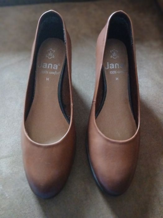 Buty skórzane markowe Jana