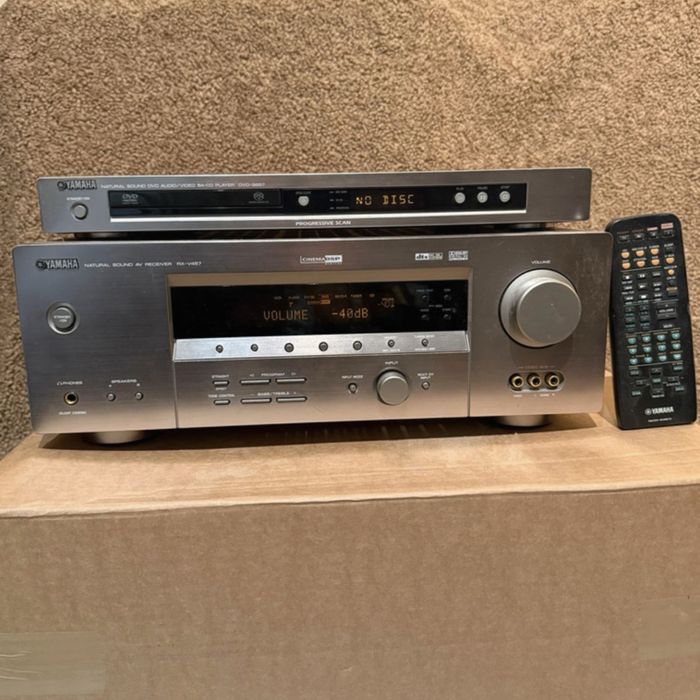 Yamaha amplituner Rx- V457 pilot oraz DVD s657