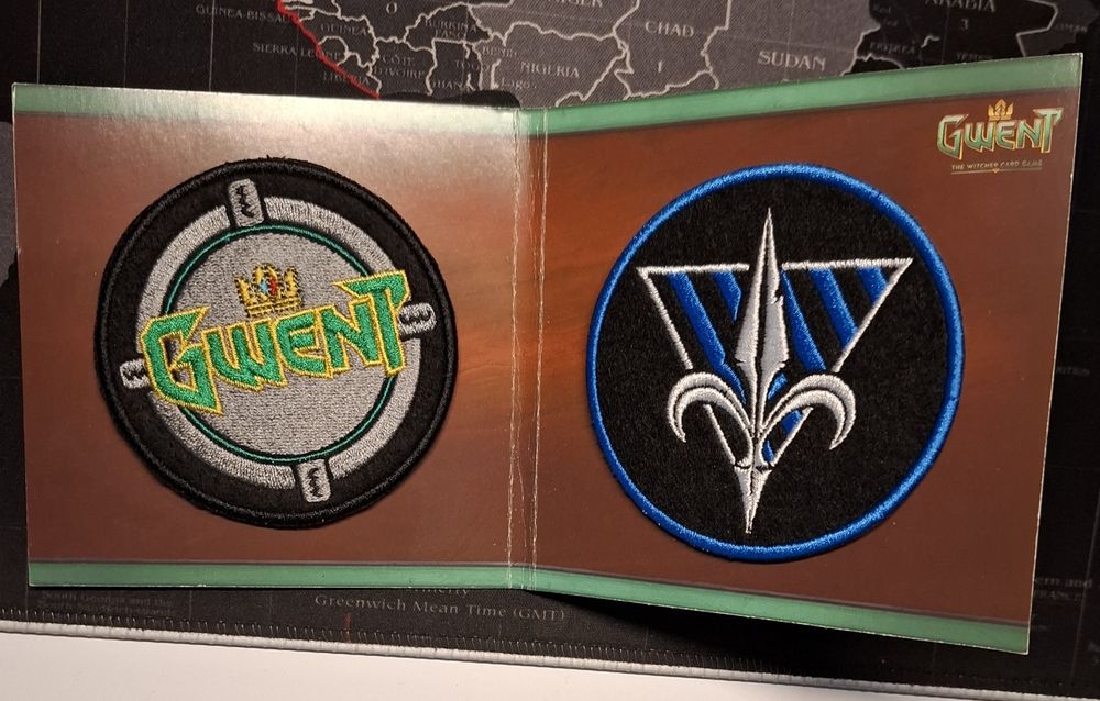 Naszywki/naprasowanki wiedźmiński karciany Gwint