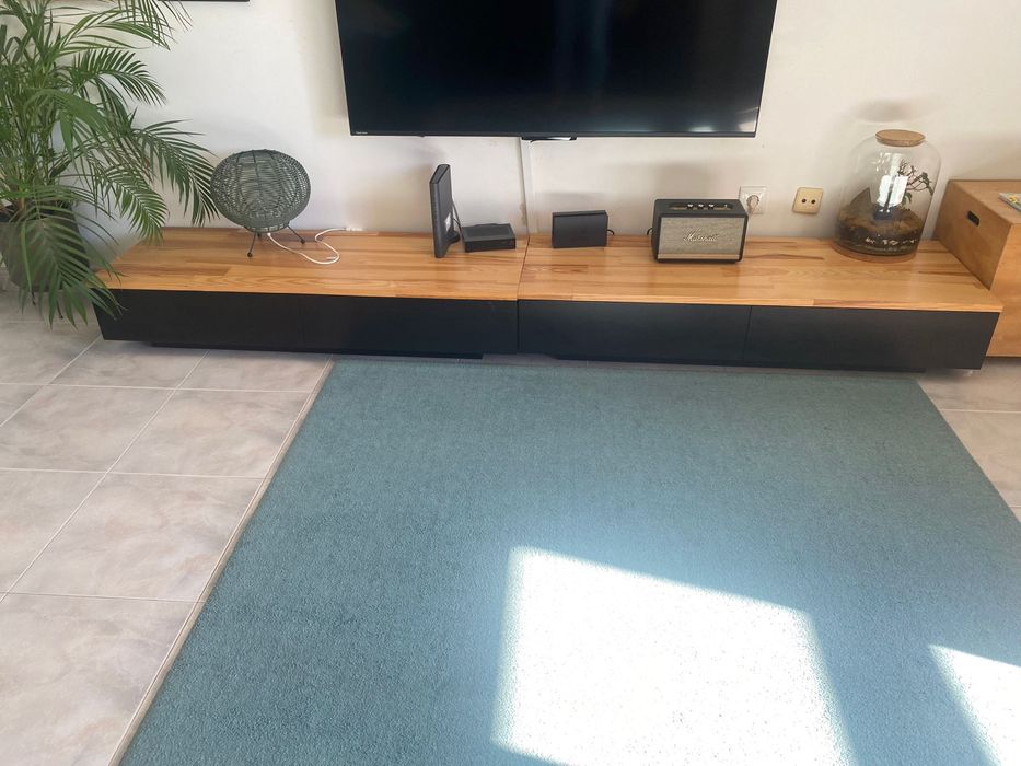 Movel tv com dois modulos de parede