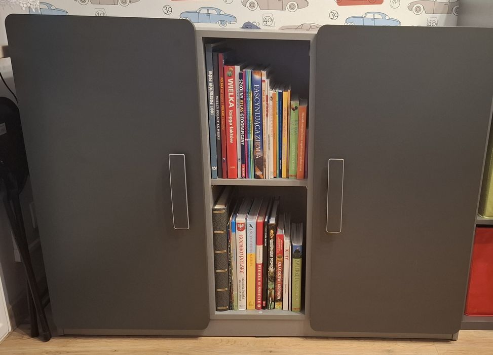 Meble szafki młodzieżowe dziecięce grafitowe