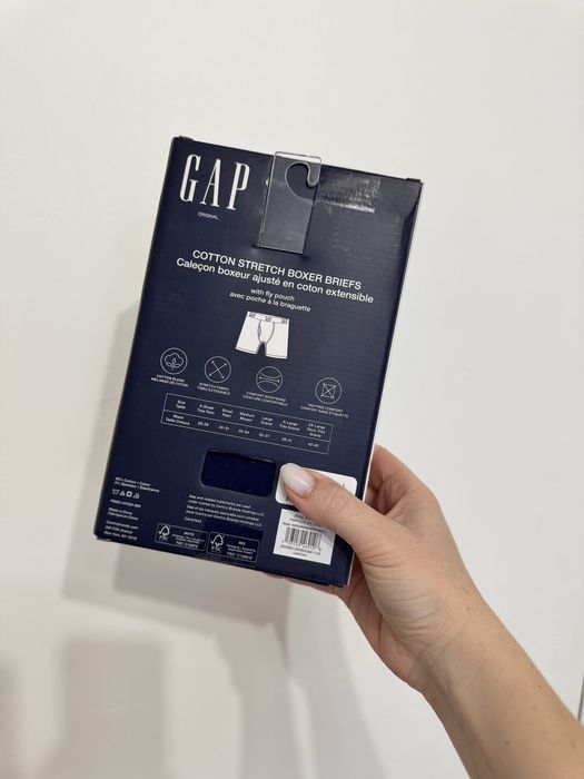 Чоловічі труси боксери GAP Cotton Stretch Boxer Briefs 4 оригінал