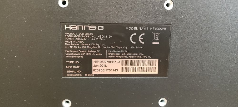 Monitor komputerowy Hanns G (HSG1312+)