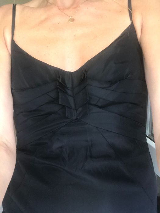 Zara sukienka wizytowa  z tafty r.S