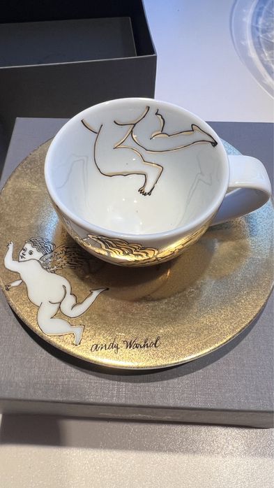 Rosenthal 2 filiżanki limitowana seria Andy Warhol