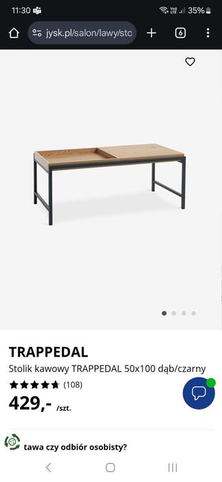 Stolik kawowy, ława jysk