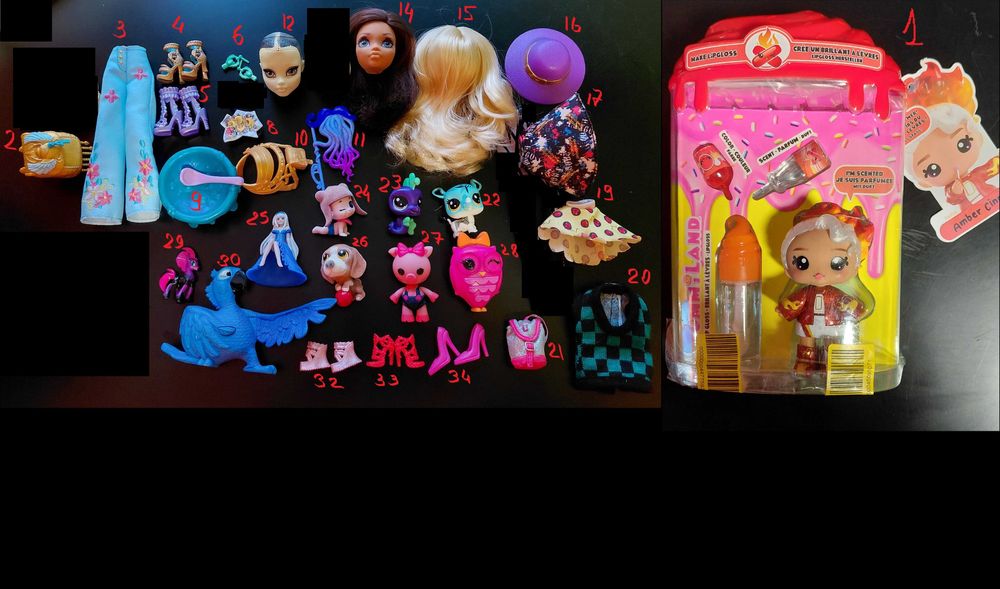 Monster high , bratz kidz запчастини аксесуари, Yummiland