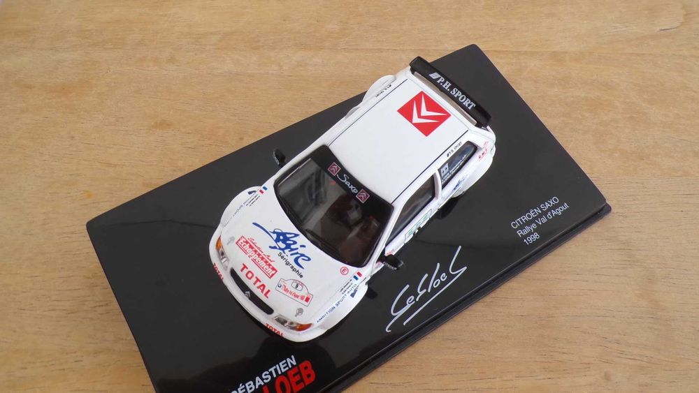 1/43 Citroen Saxo - Rally Val d`Àgout 1998 - Sébastien Loeb