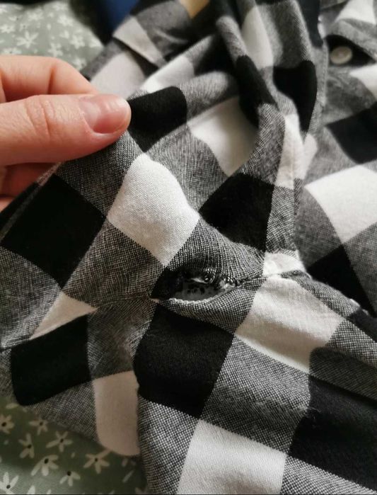 Koszula z wiskozy w kratę kratkę PIMKIE