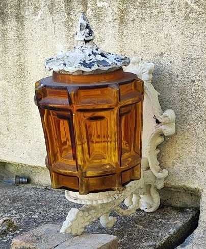 Candeeiro exterior de parede rustico vintage