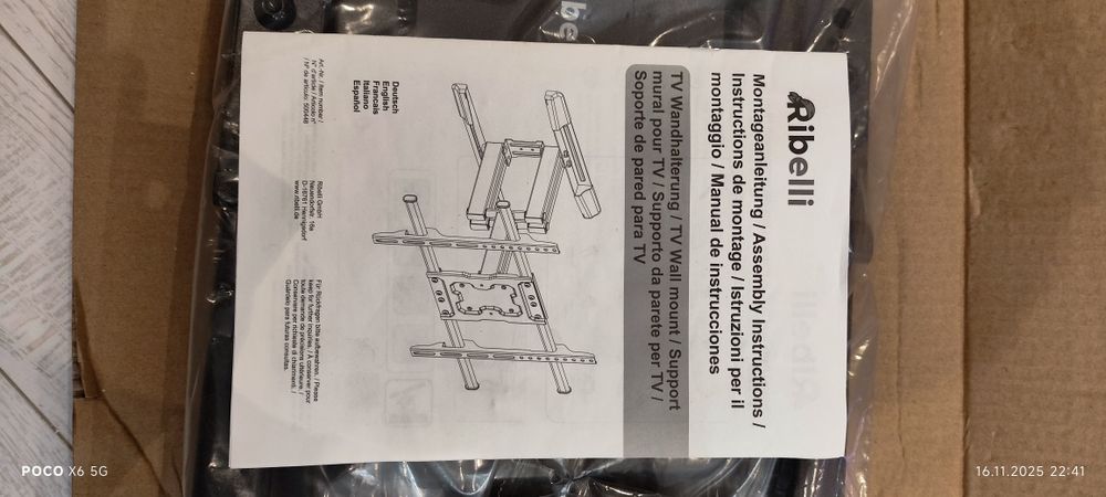 Uchwyt na telewizor Ribelli 45 - 65 cali max 45kg