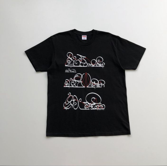 Legit футболка supreme system 2018 geometric script суприм