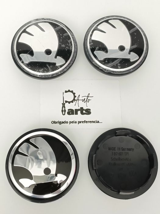 Centros de jante Skoda 65mm