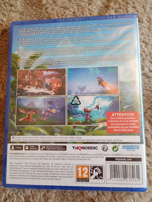 Biomutant PS5, Nowa, zafoliowana, dubbing PL