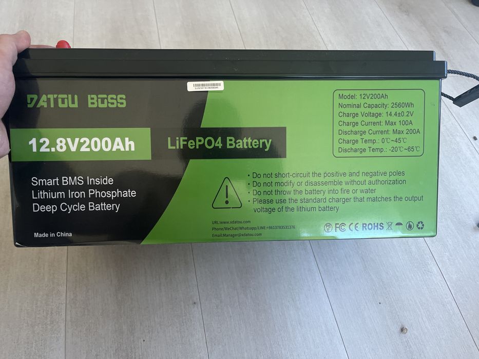 ДБЖ Volt Polska +акб 12.8V200Ah datou boss