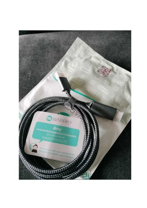 Kabel DisplayPort do HDMI WARRKY 1,8M 4K oplot