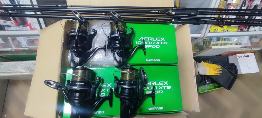 Продам котушки та вудки