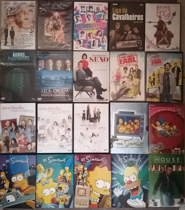 Lote 210 DVD's originais (LOTE 37)