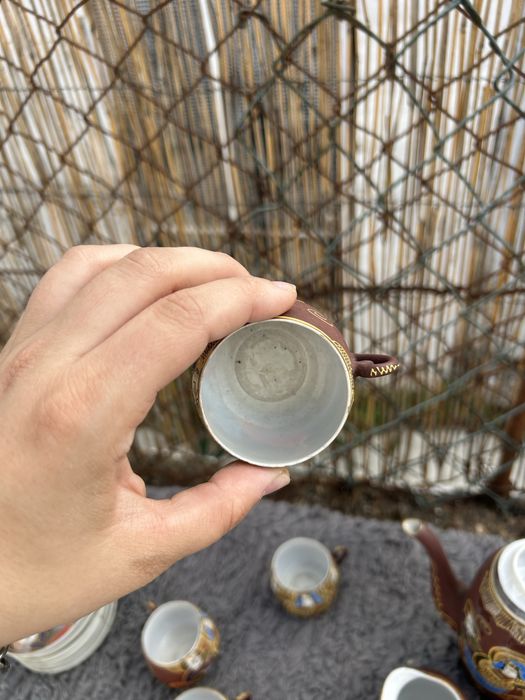 Servico de cha japones antigo