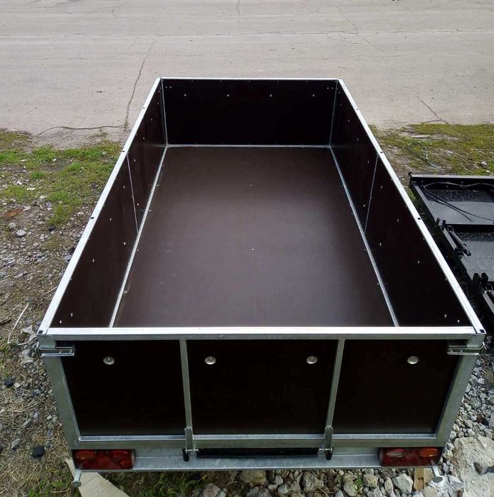 Прицеп Двовісний з вологостійкої фанери. КРД 050110. Причеп легковий