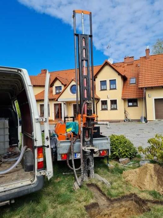 STUDNIE GŁĘBINOWE - Przylep, Łeżyca ,Ochla  Czarna  wiercimy do  50 m.