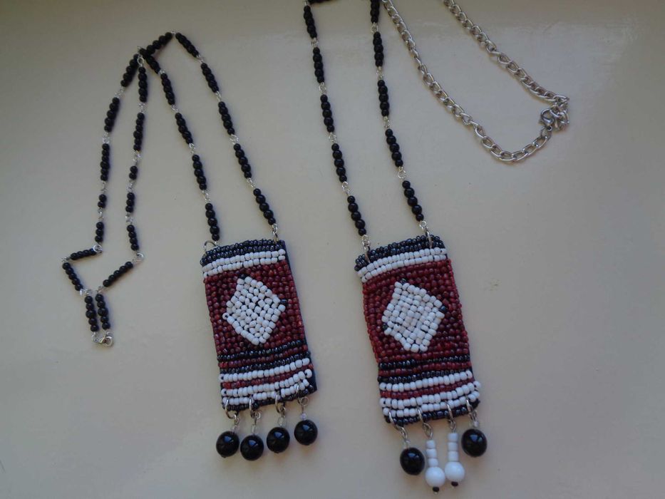 подарунк гердан склян бісер ручн робот новий