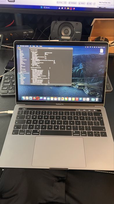 MacBook Pro  125 cykli ładowania[ stan wzorowy ] + myszka magicmouse i przejściówka