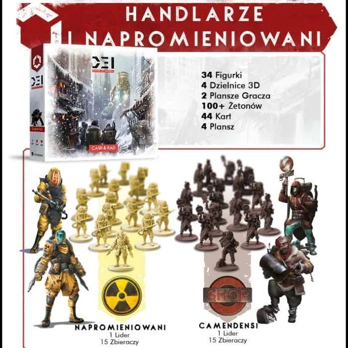 Gra planszowa DIVIDE ET IMPERA: Cash And Rad dodatek - DEI-EXP2