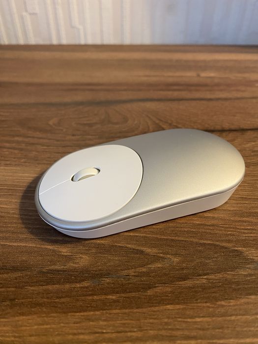 Миша мышь Xiaomi Portable Mouse (Bluetooth + 2.4G) — Silver XMSB02MW