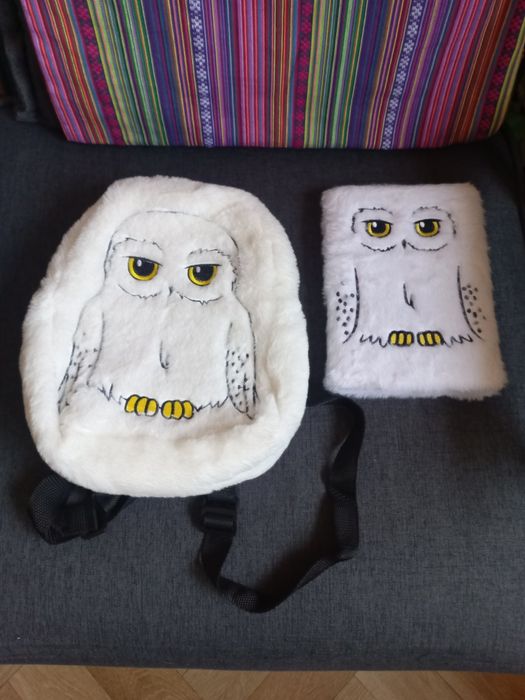 Plecak z sową Hedwigą Harry Poter+notes gratis