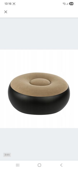 Fotel ogrodowy dmuchany pompowany pufa na plażę ogródu + pompka  2 szt