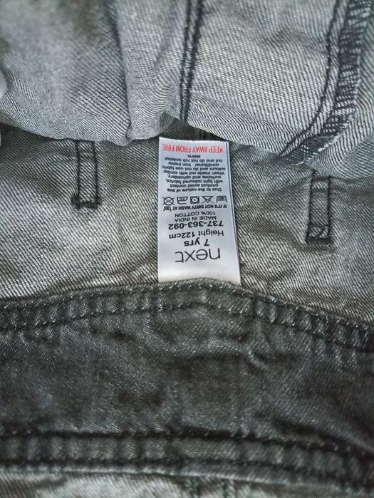 Ogrodniczki krótkie dziewczynka 122